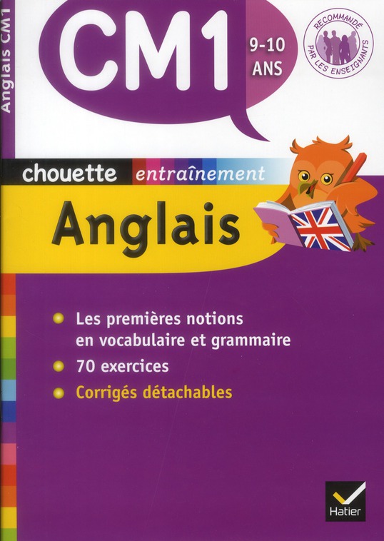 CHOUETTE - ANGLAIS CM1