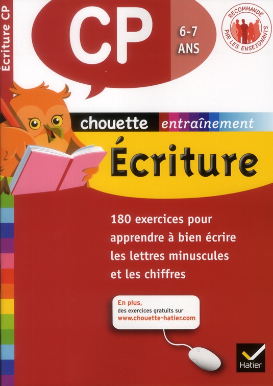 CHOUETTE - ECRITURE CP