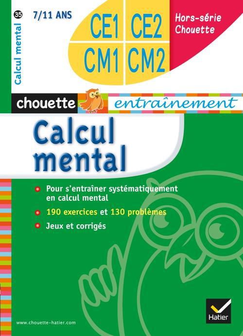 CALCUL MENTAL DU CE1 AU CM2