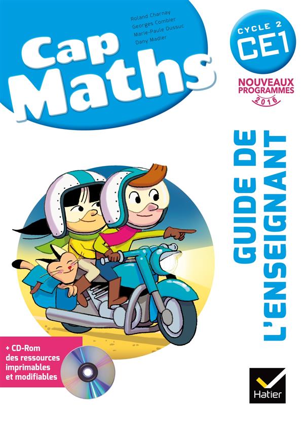 CAP MATHS CE1 ED. 2016 - GUIDE DE L'ENSEIGNANT + CD ROM