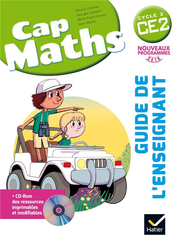 CAP MATHS CE2 ED. 2016 - GUIDE DE L'ENSEIGNANT + CD ROM