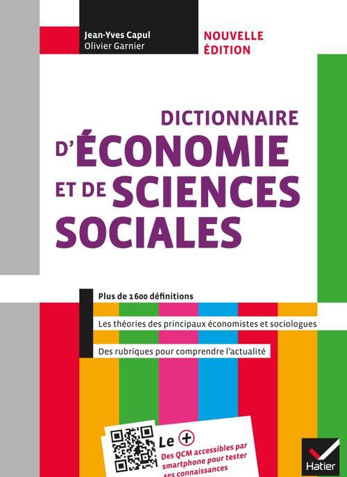 DICTIONNAIRE D'ECONOMIE ET DE SCIENCES SOCIALES ED. 2013