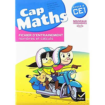 CAP MATHS CE1 ED. 2016 - FICHIER D'ENTRAINEMENT PAS VENDU SEUL