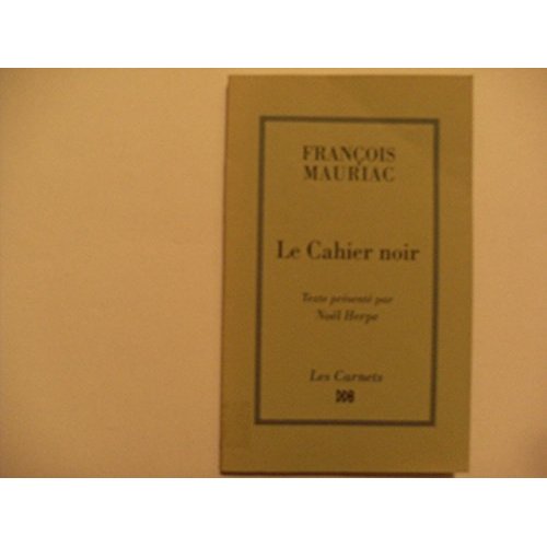 LE CAHIER NOIR