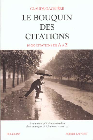 LE BOUQUIN DES CITATIONS 10000 CITATIONS DE A A Z