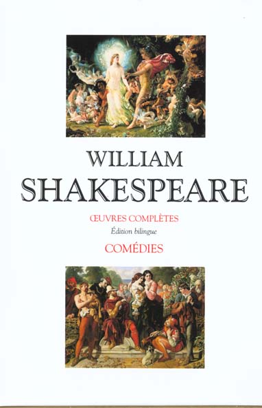 COFFRET 2 VOLUMES SHAKESPEARE - COMEDIES - EDITIONS BILINGUE FRANCAIS/ANGLAIS