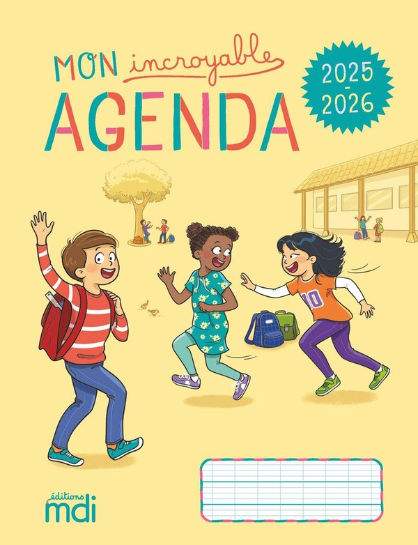 MON INCROYABLE AGENDA 2025-2026