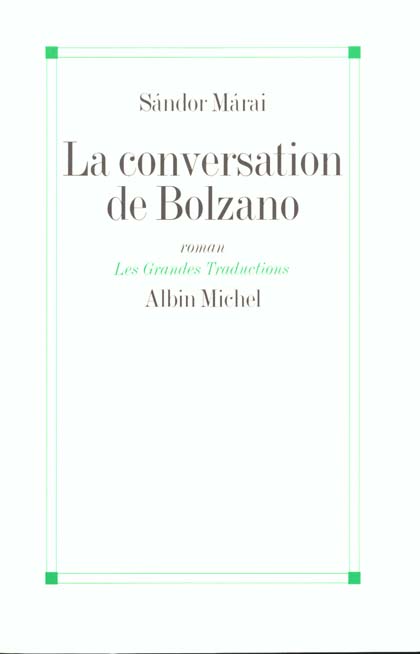LA CONVERSATION DE BOLZANO