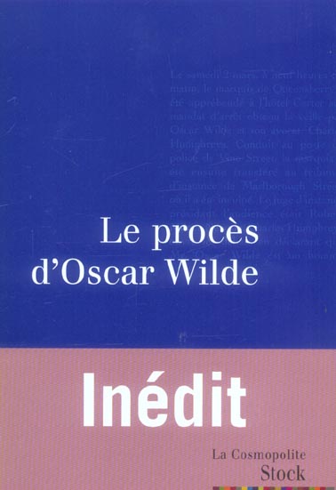 LE PROCES D'OSCAR WILDE
