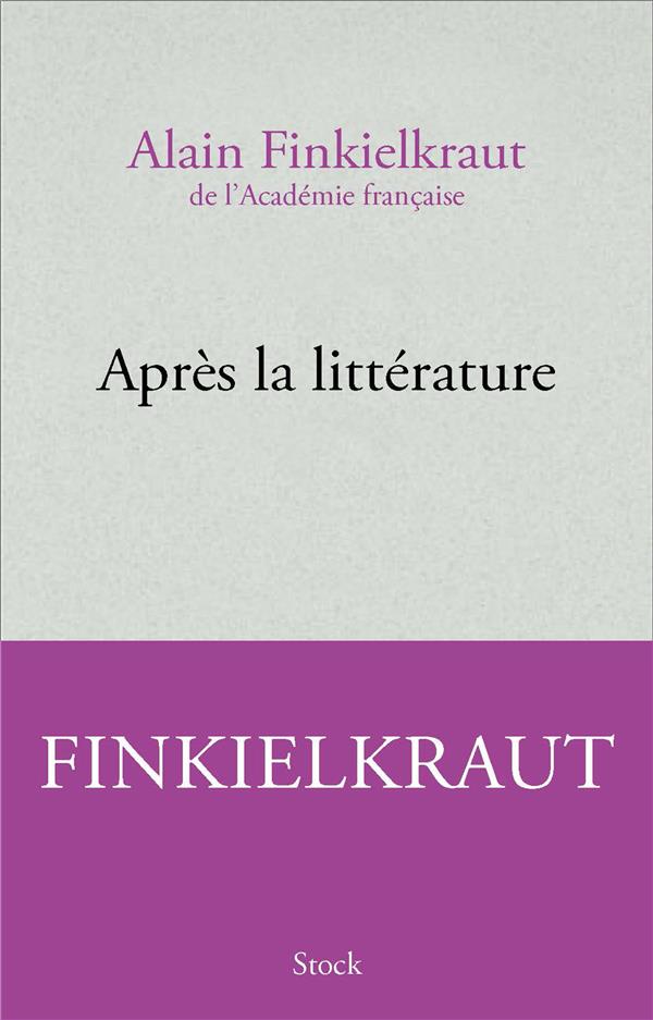 L'APRES LITTERATURE