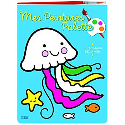 PEINTURES PALETTE-ANIMAUX MER