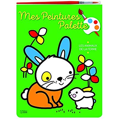 PEINTURE PALETTE-ANIMAUX FERME