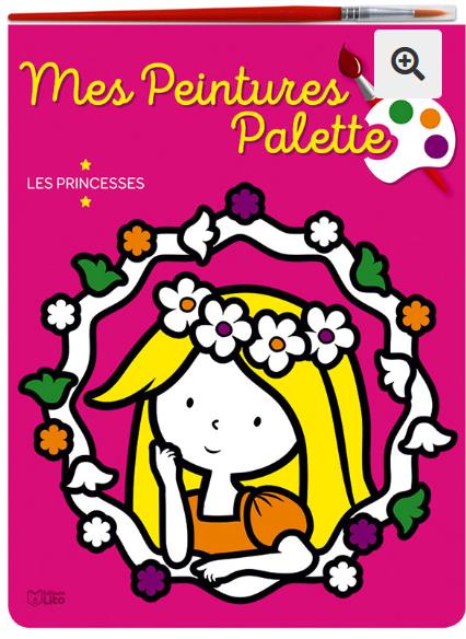 PEINTURE PALETTE-PRINCESSES