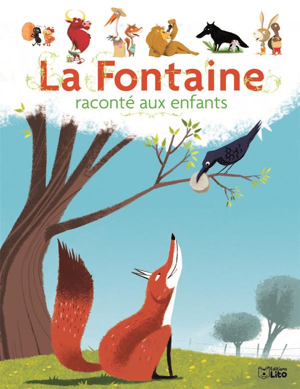 LIVRE LA FONTAINE RACONTE ENF.