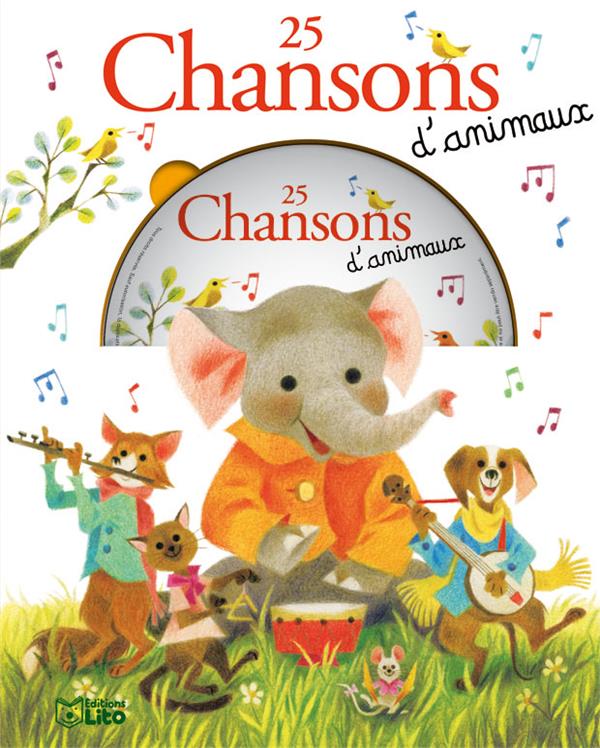 LIVRE CD 25 CHANSONS ANIMAUX