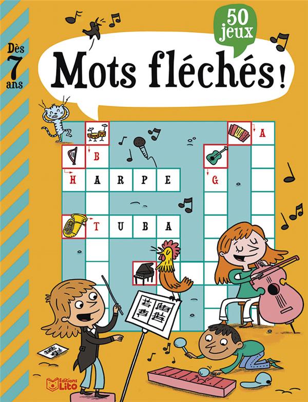 LIVRE JEUX MOTS FLECHES 7 ANS