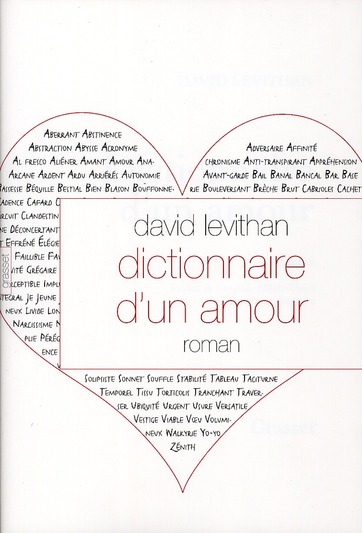 DICTIONNAIRE D UN AMOUR