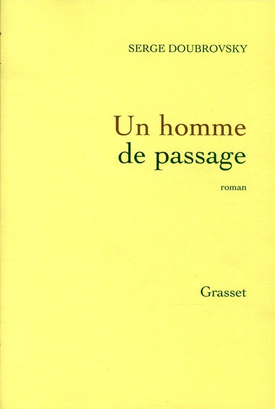 UN HOMME DE PASSAGE