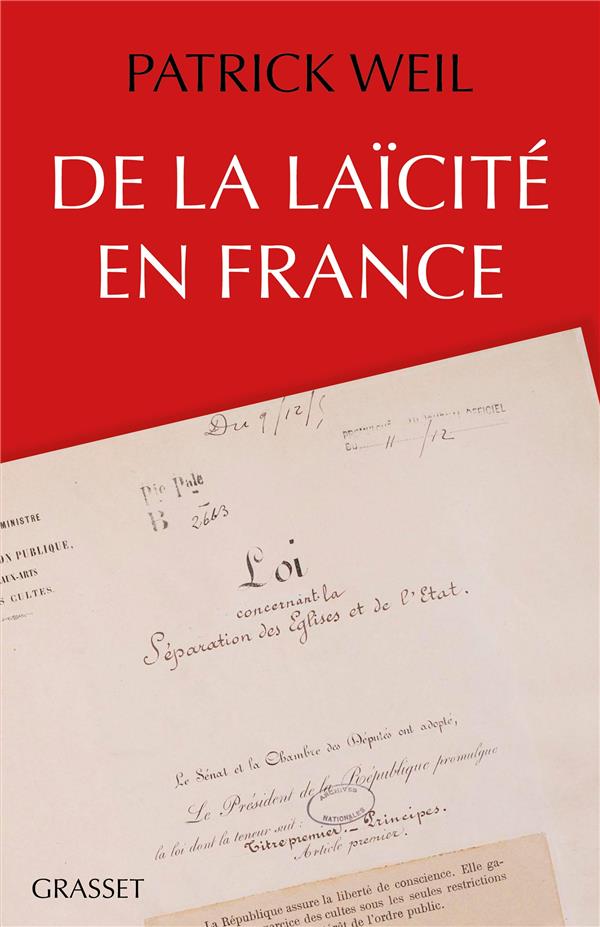 DE LA LAICITE EN FRANCE