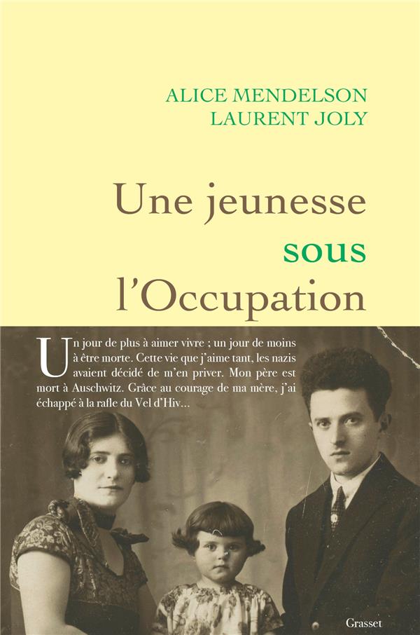 UNE JEUNESSE SOUS L'OCCUPATION