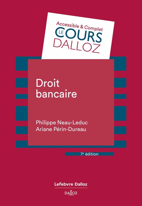 DROIT BANCAIRE. 7E ED.