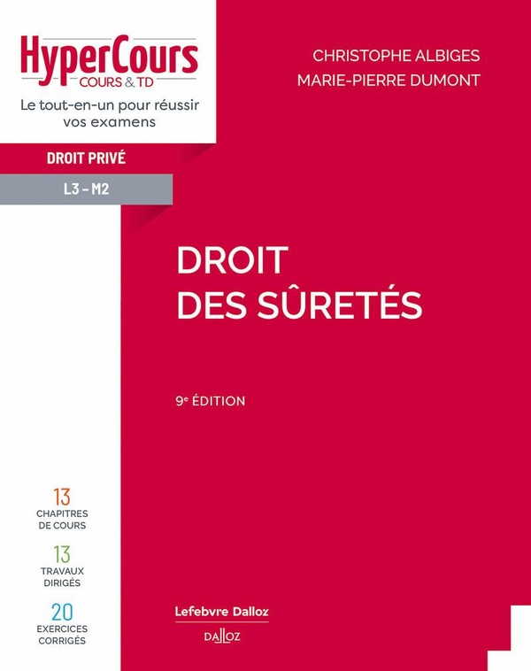 DROIT DES SURETES. 9E ED.