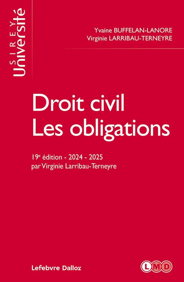 DROIT CIVIL - LES OBLIGATIONS 19ED