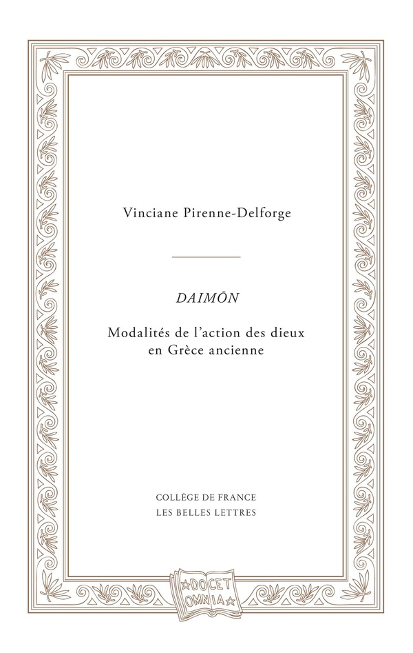 DAIMON - MODALITES DE LACTION DES DIEUX EN GRECE ANCIENNE - ILLUSTRATIONS, NOIR ET BLANC