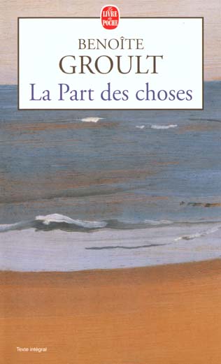 LA PART DES CHOSES