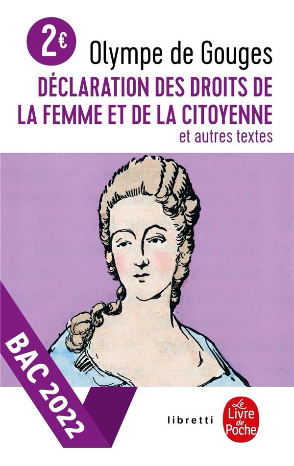 DECLARATION DES DROITS DE LA FEMME ET DE LA CITOYENNE BAC 2025