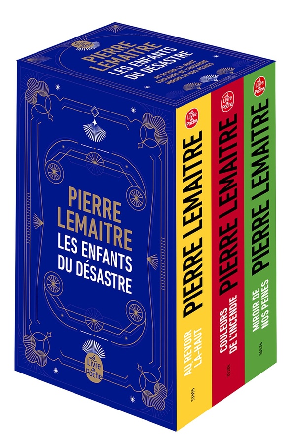 LES ENFANTS DU DESASTRE COFFRET - AU REVOIR LA-HAUT - COULEURS DE L'INCENDIE - MIROIRS DE NOS PEINES