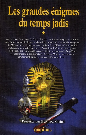 LES GRANDES ENIGMES DU TEMPS JADIS - TOME 1