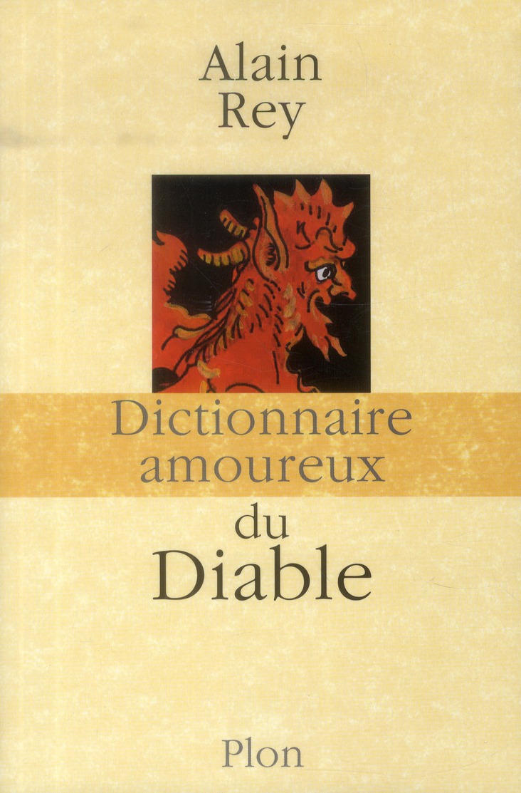 DICTIONNAIRE AMOUREUX DU DIABLE