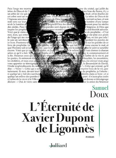 L'ETERNITE DE XAVIER DUPONT DE LIGONNES - NE