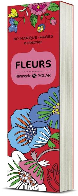 60 MARQUE-PAGES A COLORIER - FLEURS