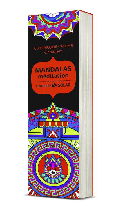 MARQUE-PAGES A COLORIER HARMONIE: MANDALAS MEDITATION