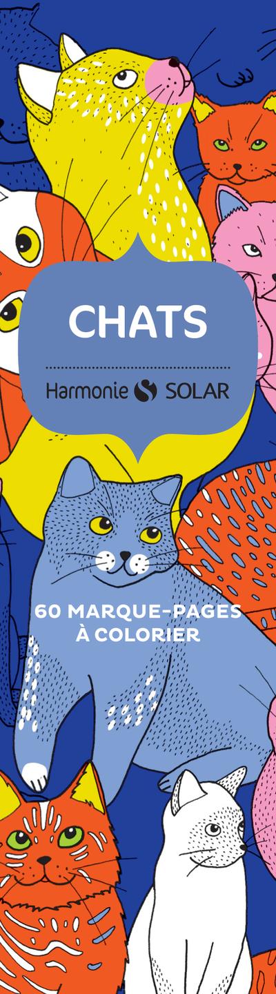 60 MARQUE-PAGES A COLORIER - CHATS