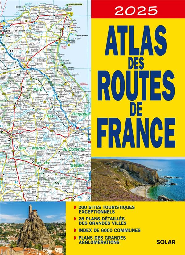 ATLAS DES ROUTES DE FRANCE 2025