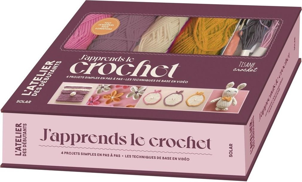 COFFRET J'APPRENDS LE CROCHET