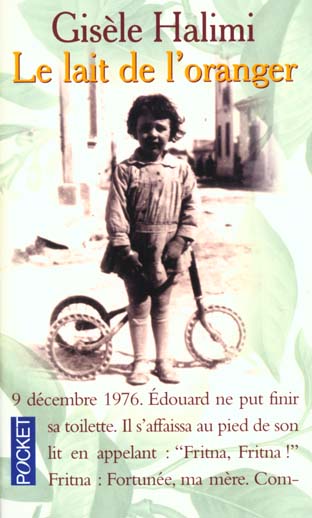 LE LAIT DE L'ORANGER