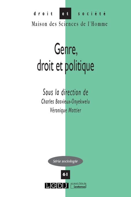 GENRE DROIT ET POLITIQUE 2021