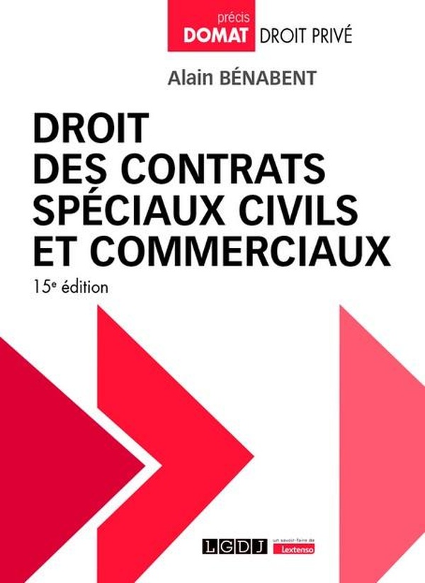 DROIT DES CONTRATS SPECIAUX CIVILS ET COMMERCIAUX