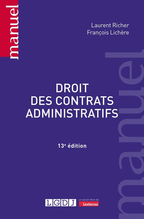 DROIT DES CONTRATS ADMINISTRATIFS