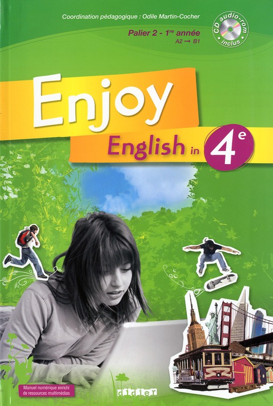 ENJOY ENGLISH 4E LIVRE + CD AUDIO-ROM