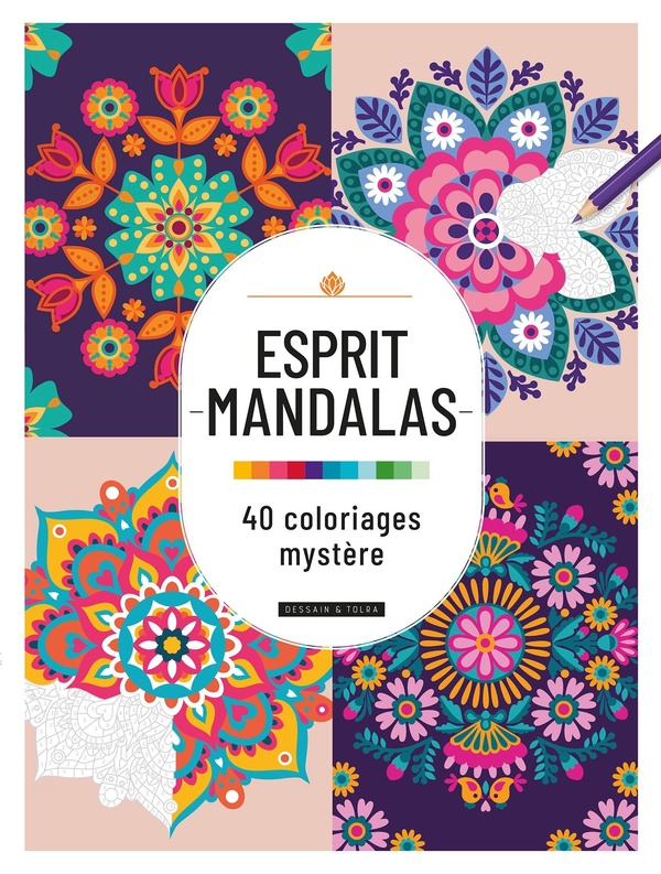 ESPRIT MANDALAS : 40 COLORIAGES MYSTERE