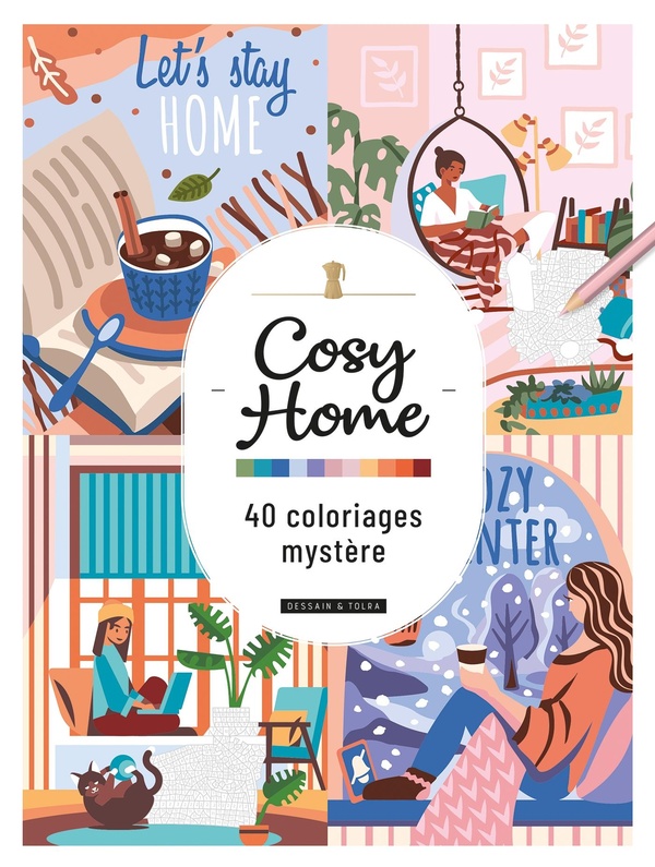 COSY HOME - 40 COLORIAGES MYSTERE