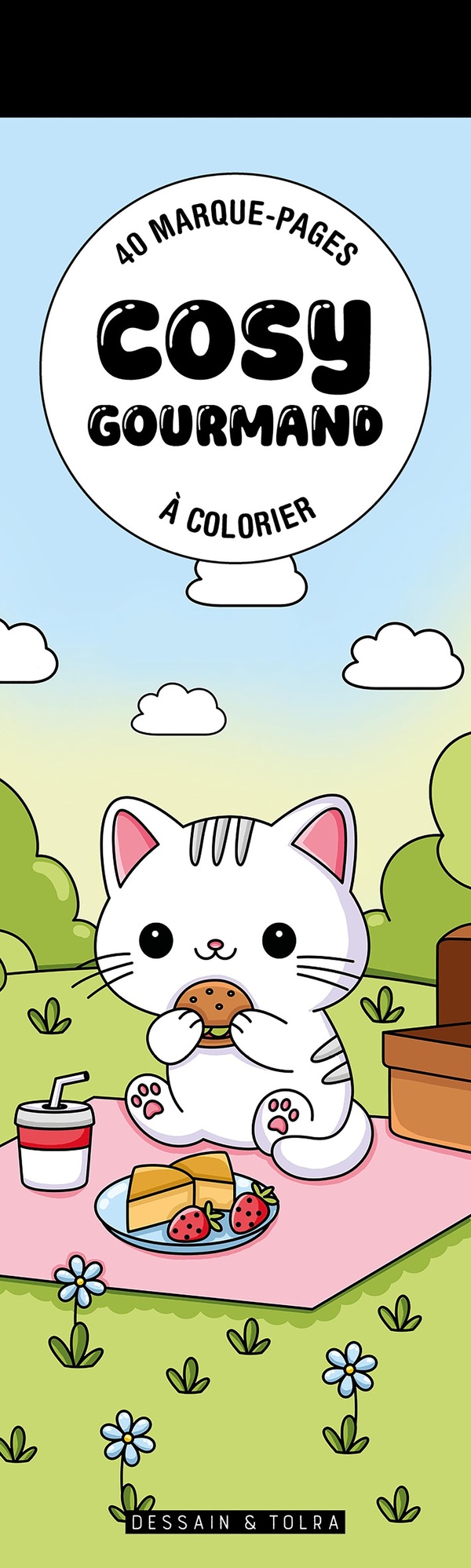 40 MARQUE-PAGES - COSY GOURMAND - A COLORIER