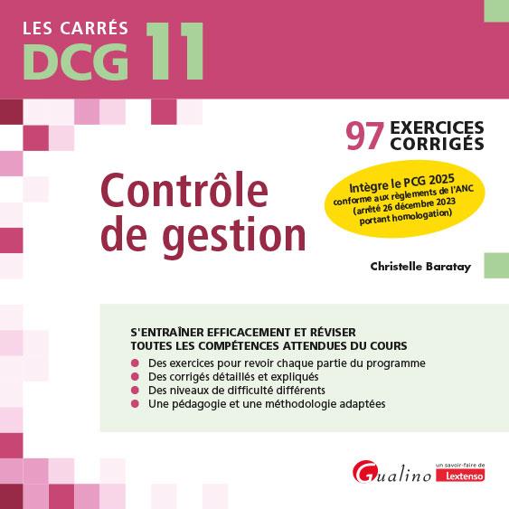 DCG 11 - EXERCICES CORRIGES - CONTROLE DE GESTION - 97 EXERCICES CORRIGES POUR S'ENTRAINER EFFICACEM