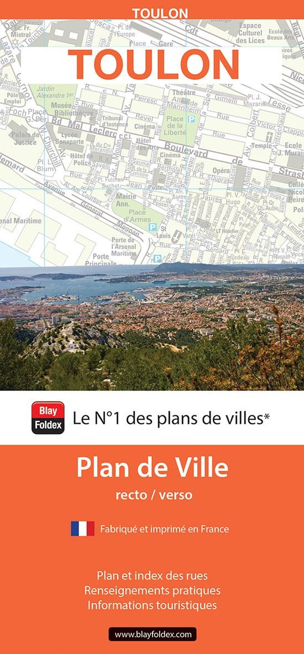 TOULON 2024 - PLAN DE VILLE