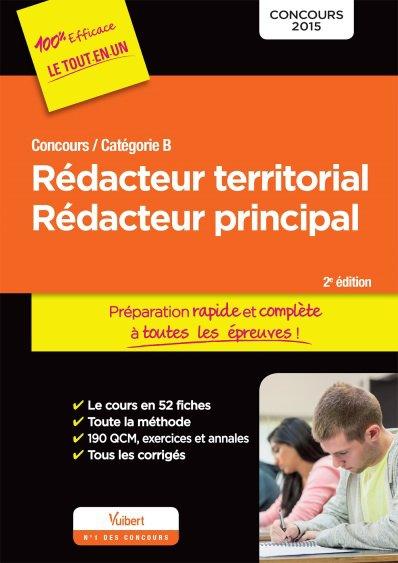 CONCOURS REDACTEUR TERRITORIAL ET REDACTEUR PRINCIPAL CAT B